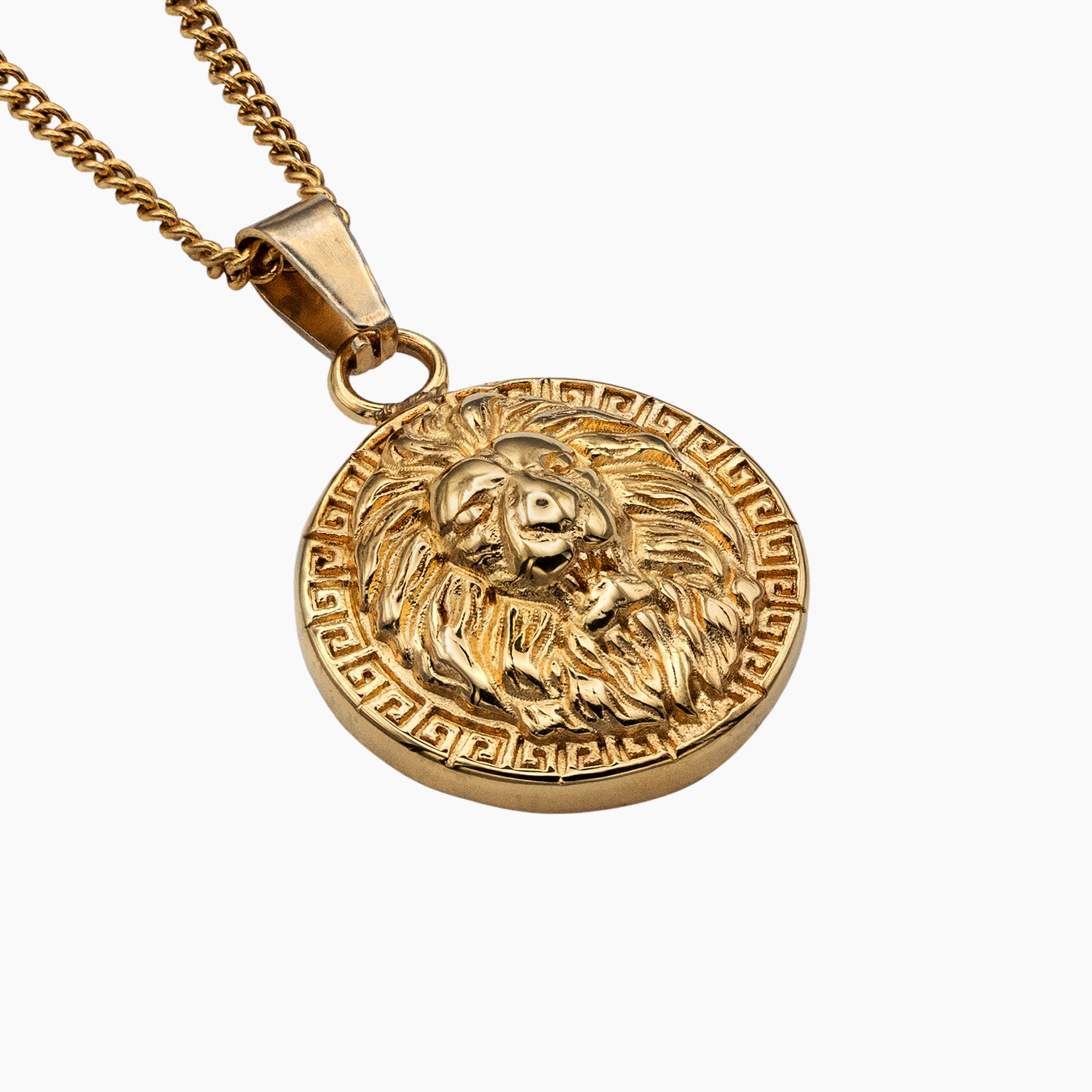 Aslan Lion Pendant - Gold