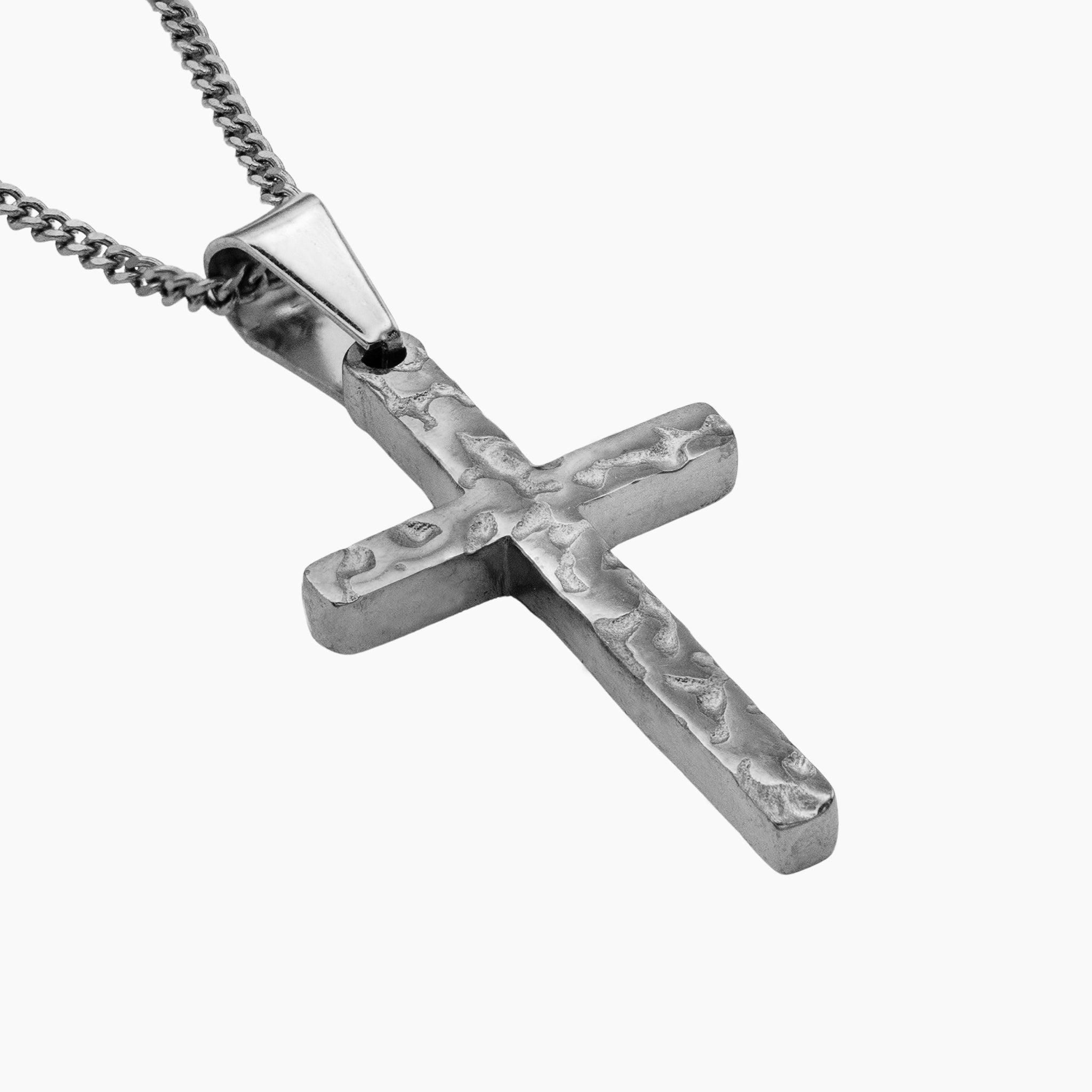 Rugged Cross Set - Silver